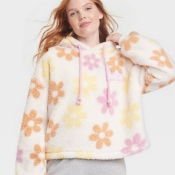 Grayson Threads Tops - Nwt Barbie Daisy Sherpa hoodie xl